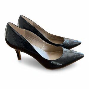 Alfani Step N Flex Pointed Toe Pumps Black/Dark Blue Size 6 EU 36